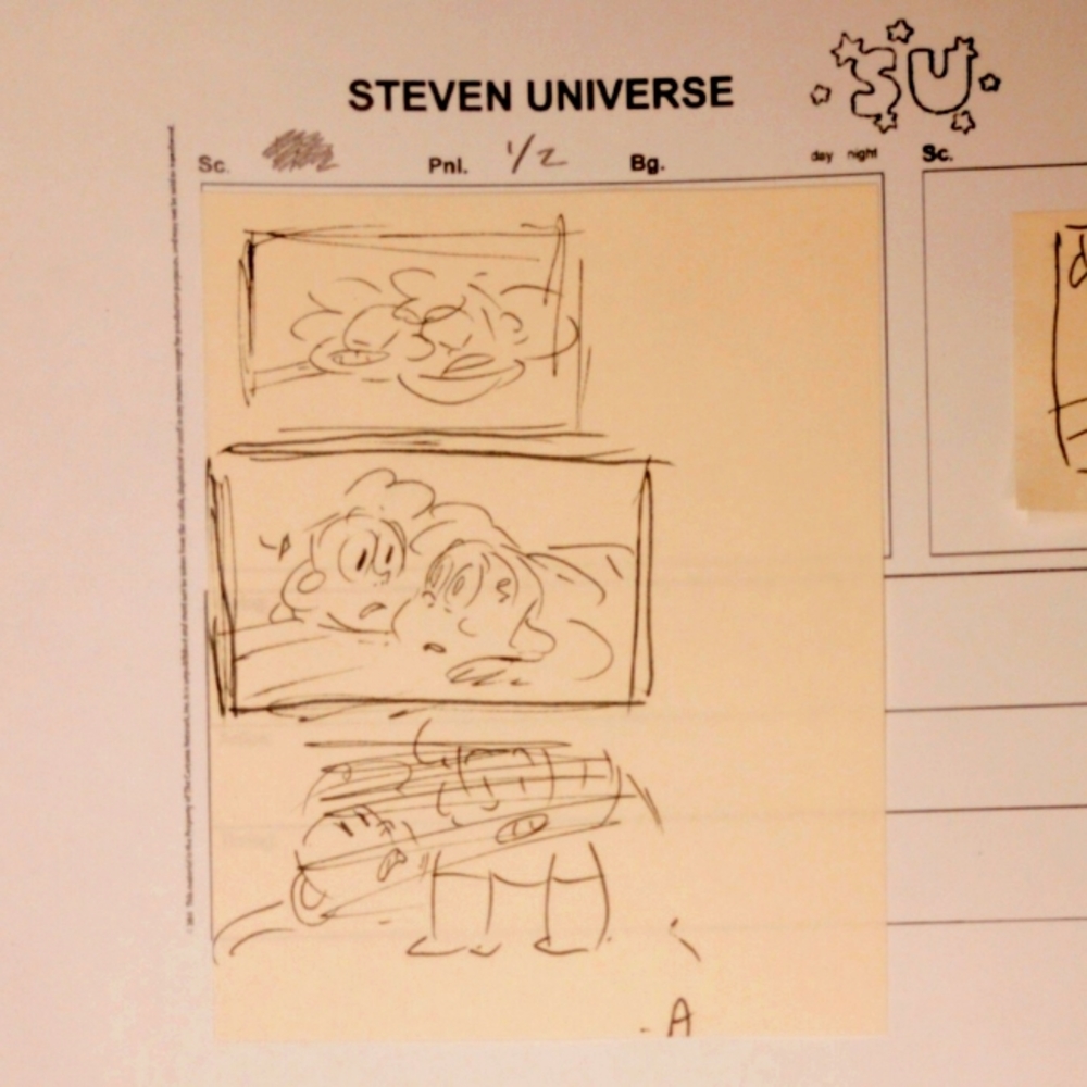 SU Horror Club "Sadie Saves Lars" Production Thumbnail Storyboard RM